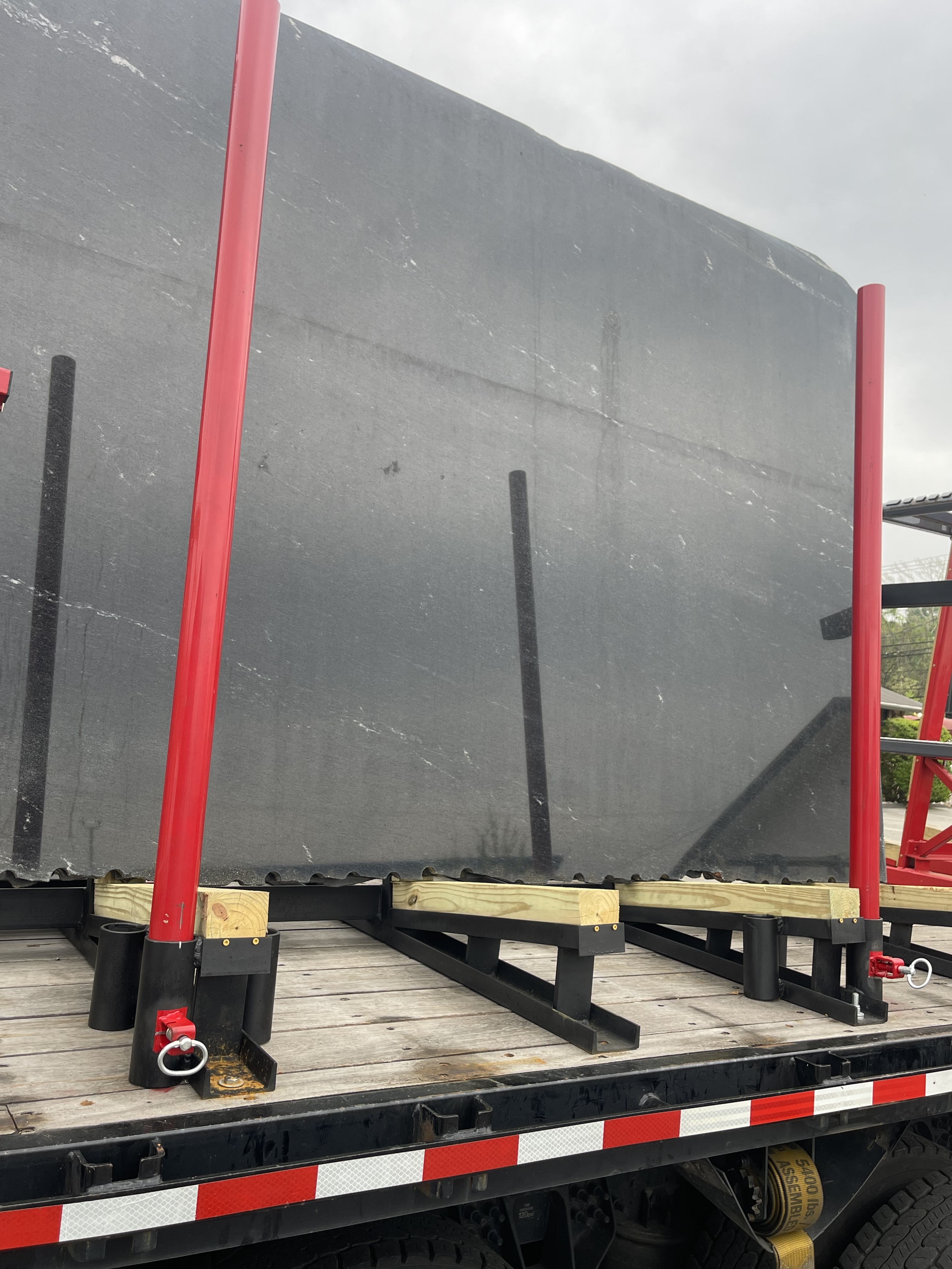 Premium black stone slab showcasing quality materials